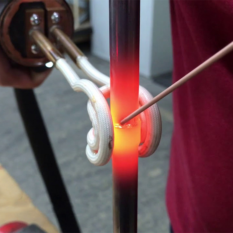 High frequency induction brazing