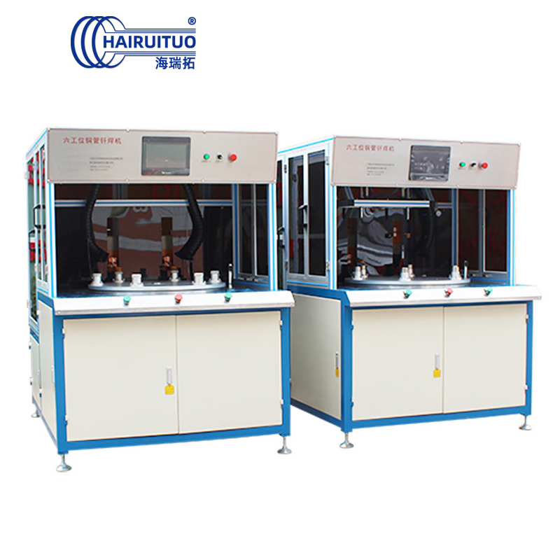 Six station high frequency brazing machine - high frequency welding equipment