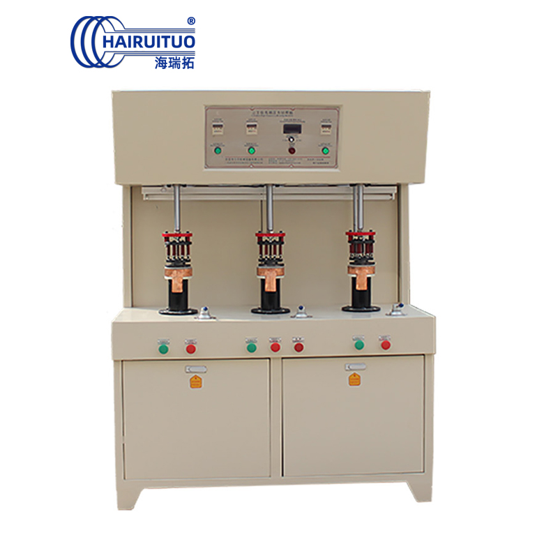 Copper pot high-frequency brazing machine-three-station high-frequency composite welding equipment